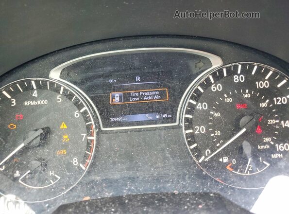 1N4AL3AP2GC195378 2016 NISSAN ALTIMA Charcoal Instrument cluster view