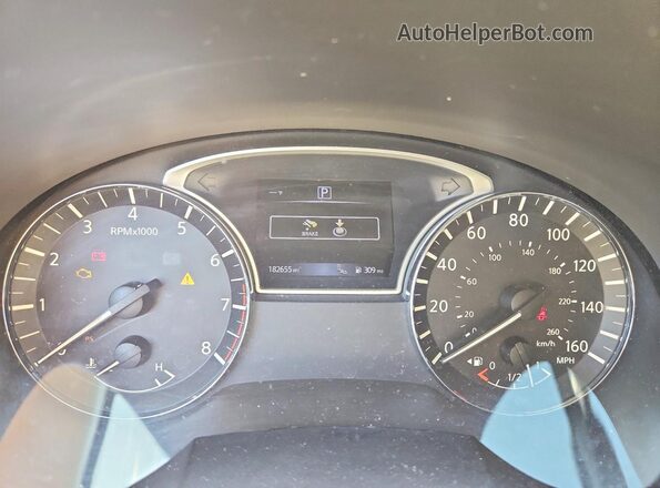 1N4AL3AP2GC232574 2016 NISSAN ALTIMA White Вид щитка приладів