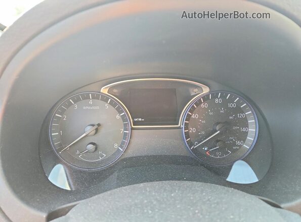 1N4AL3AP2GC247169 2016 NISSAN ALTIMA Blue ხელსაწყოთა პანელის ხედი