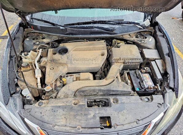 1N4AL3AP2GN372368 2016 NISSAN ALTIMA Black Widok wnętrza z tyłu