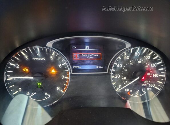 1N4AL3AP2GN389901 2016 NISSAN ALTIMA Silver Սարքավորումների վահանակի տեսք