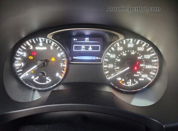 1N4AL3AP2HC141872 2017 NISSAN ALTIMA Gray ხელსაწყოთა პანელის ხედი