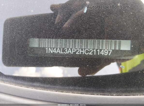 1N4AL3AP2HC211497 2017 NISSAN ALTIMA White Vista del compartimento del motor