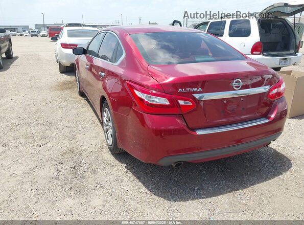 1N4AL3AP2HC231796 2017 NISSAN ALTIMA Красный Задняя левая четверть