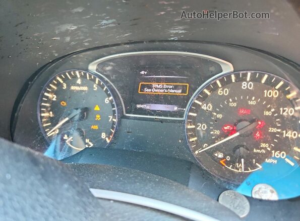 1N4AL3AP2HC232527 2017 NISSAN ALTIMA Красный Вид щитка приборов