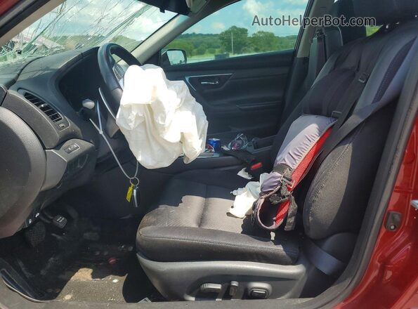 1N4AL3AP2HC232527 2017 NISSAN ALTIMA Красный Вид салона спереди