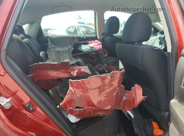 1N4AL3AP2HC232527 2017 NISSAN ALTIMA Красный Вид задних сидений