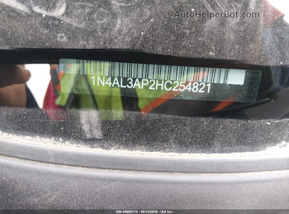 1N4AL3AP2HC254821 2017 NISSAN ALTIMA Black Vista del compartimento del motor