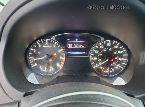1N4AL3AP2HC273210 2017 NISSAN ALTIMA Silver Widok zestawu wskaźników