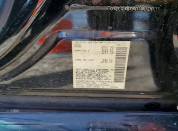 1N4AL3AP2HC280481 2017 NISSAN ALTIMA Black Вид наклейки з VIN-кодом