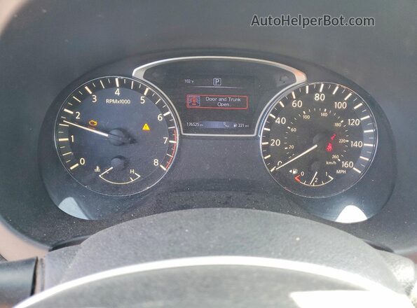 1N4AL3AP2HC280481 2017 NISSAN ALTIMA Black Вид щитка приладів