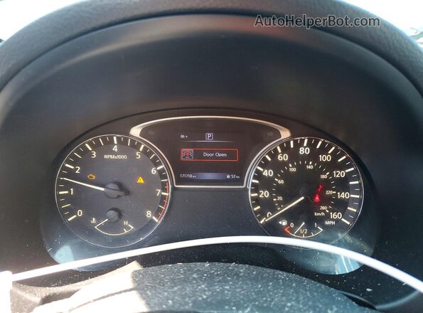 1N4AL3AP2HN338061 2017 NISSAN ALTIMA Gray ხელსაწყოთა პანელის ხედი