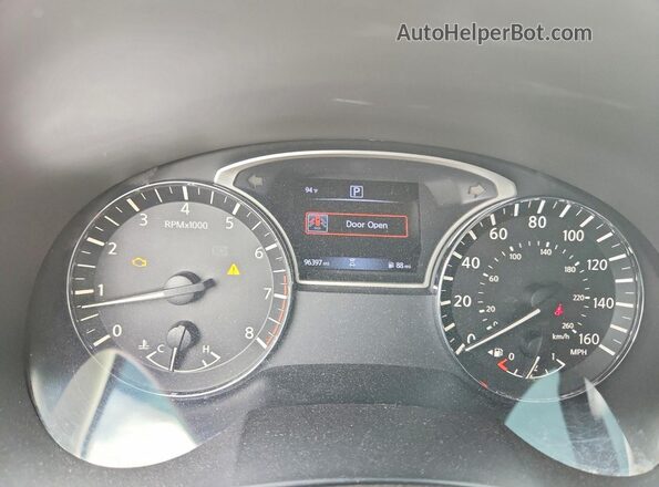 1N4AL3AP2JC135771 2018 NISSAN ALTIMA Black Vista del cuadro de instrumentos