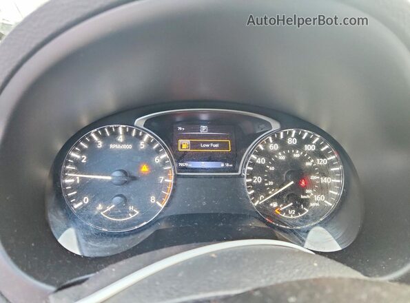 1N4AL3AP2JC191242 2018 NISSAN ALTIMA Red Instrument cluster view