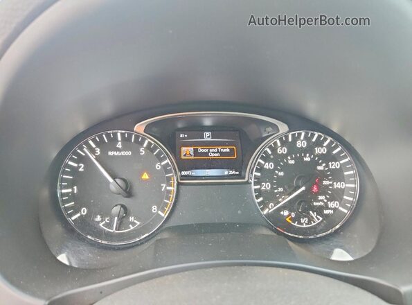 1N4AL3AP2JC221288 2018 NISSAN ALTIMA Black Instrument cluster view