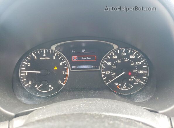 1N4AL3AP2JC238382 2018 NISSAN ALTIMA Black Вид щитка приладів