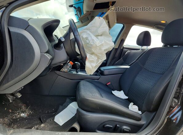 1N4AL3AP2JC261564 2018 NISSAN ALTIMA Black Widok wnętrza z przodu