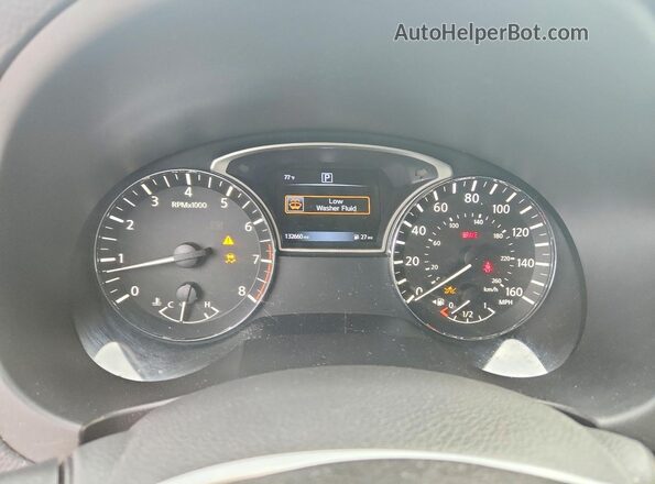 1N4AL3AP2JC264576 2018 NISSAN ALTIMA White Вид щитка приладів