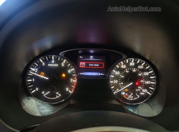 1N4AL3AP2JC282270 2018 NISSAN ALTIMA Black Widok zestawu wskaźników