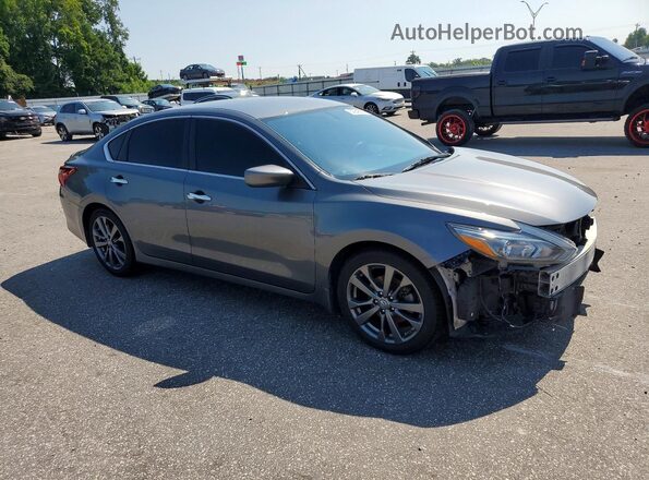 1N4AL3AP2JC475504 2018 NISSAN ALTIMA Серый Передняя правая четверть