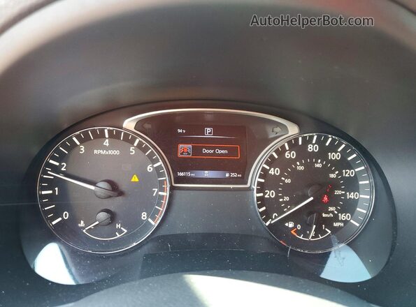1N4AL3AP2JC475504 2018 NISSAN ALTIMA Серый Вид щитка приборов