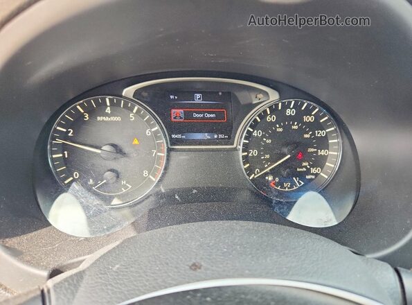 1N4AL3AP3GC117191 2016 NISSAN ALTIMA Black ხელსაწყოთა პანელის ხედი
