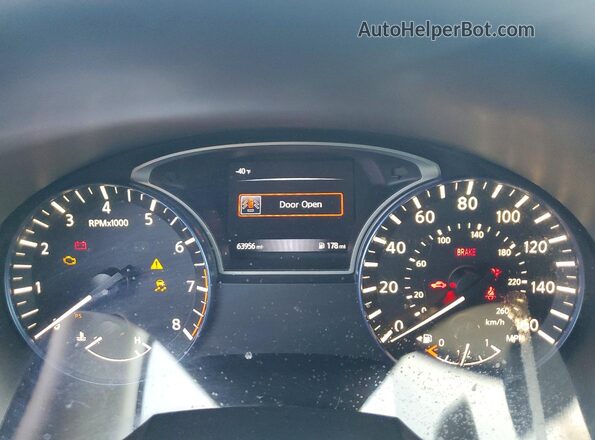 1N4AL3AP3GC224838 2016 NISSAN ALTIMA Burgundy Instrument cluster view