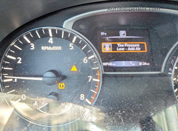 1N4AL3AP3GC262506 2016 NISSAN ALTIMA Black ხელსაწყოთა პანელის ხედი
