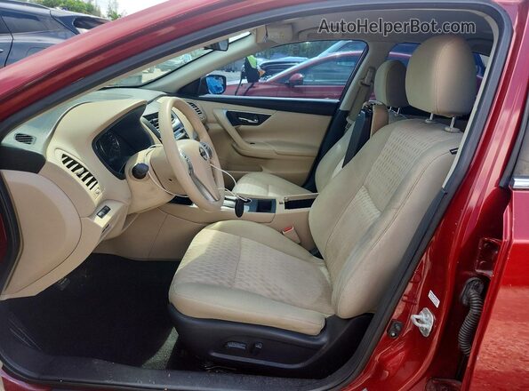 1N4AL3AP3GN319033 2016 NISSAN ALTIMA Red Вид салону спереду