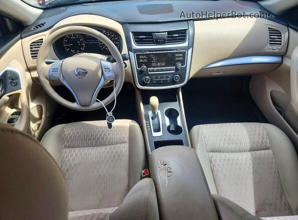 1N4AL3AP3GN319033 2016 NISSAN ALTIMA Red Вид панелі приладів