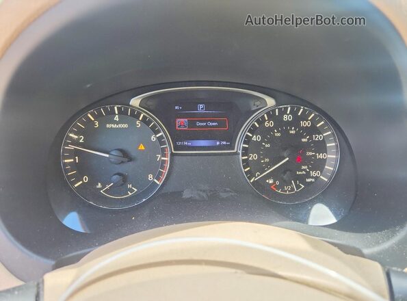 1N4AL3AP3GN319033 2016 NISSAN ALTIMA Red Вид щитка приладів