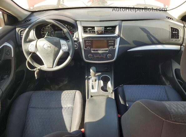1N4AL3AP3GN321607 2016 NISSAN ALTIMA Burgundy Widok deski rozdzielczej
