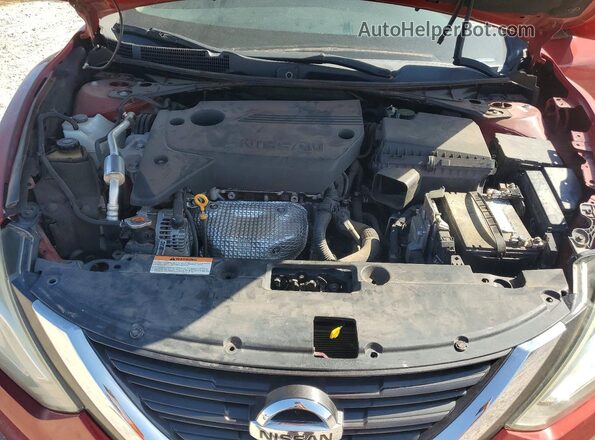 1N4AL3AP3GN321607 2016 NISSAN ALTIMA Burgundy Widok wnętrza z tyłu