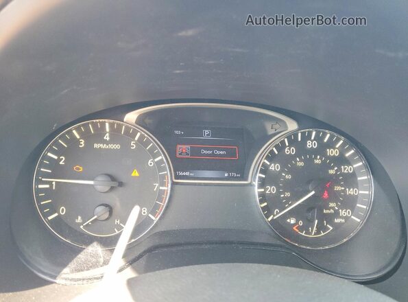 1N4AL3AP3GN321607 2016 NISSAN ALTIMA Burgundy Widok zestawu wskaźników