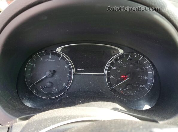 1N4AL3AP3GN334597 2016 NISSAN ALTIMA Красный Вид щитка приборов