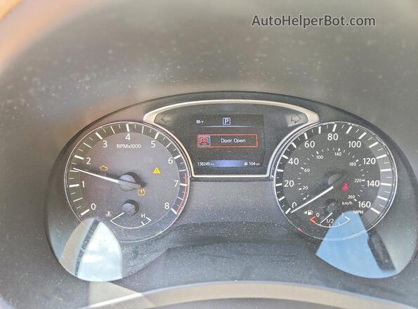1N4AL3AP3GN371889 2016 NISSAN ALTIMA White Vista del cuadro de instrumentos