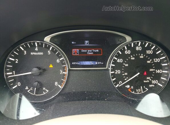 1N4AL3AP3HC145218 2017 NISSAN ALTIMA Белый Вид щитка приборов