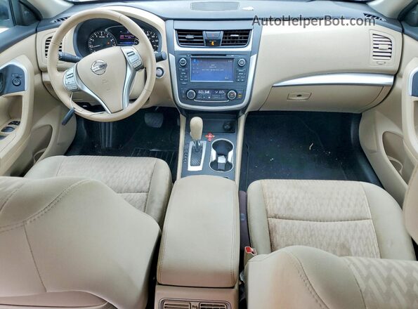 1N4AL3AP3HC145218 2017 NISSAN ALTIMA Белый Вид панели приборов