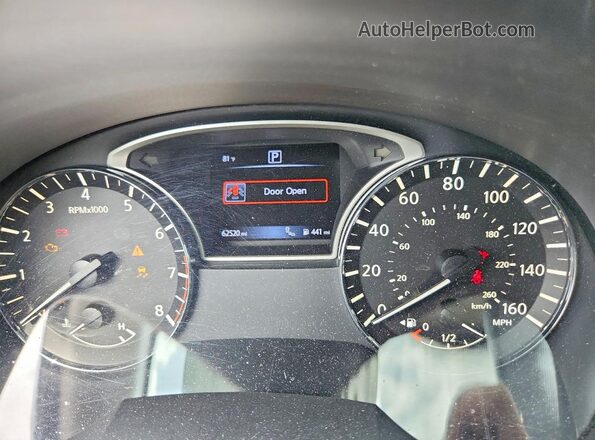 1N4AL3AP3HC150225 2017 NISSAN ALTIMA Black Vista del cuadro de instrumentos