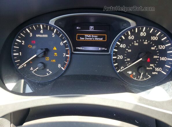 1N4AL3AP3HC175206 2017 NISSAN ALTIMA White Widok zestawu wskaźników