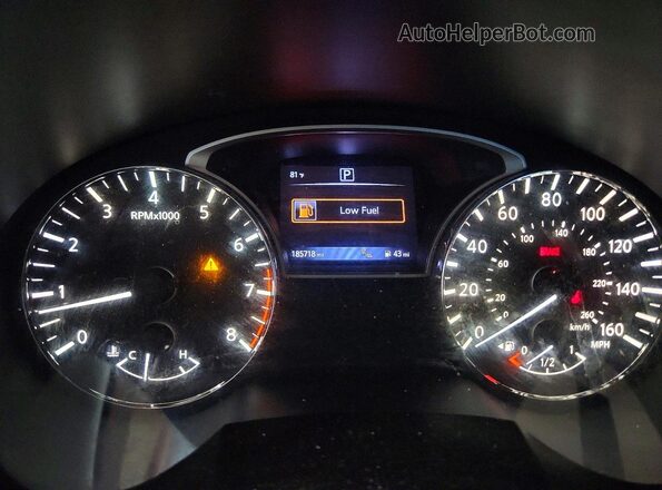 1N4AL3AP3HC211749 2017 NISSAN ALTIMA Silver Вид щитка приладів