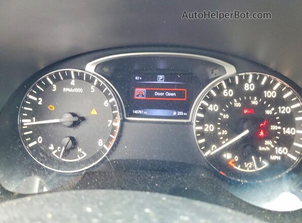1N4AL3AP3HC242712 2017 NISSAN ALTIMA Red Vista del cuadro de instrumentos