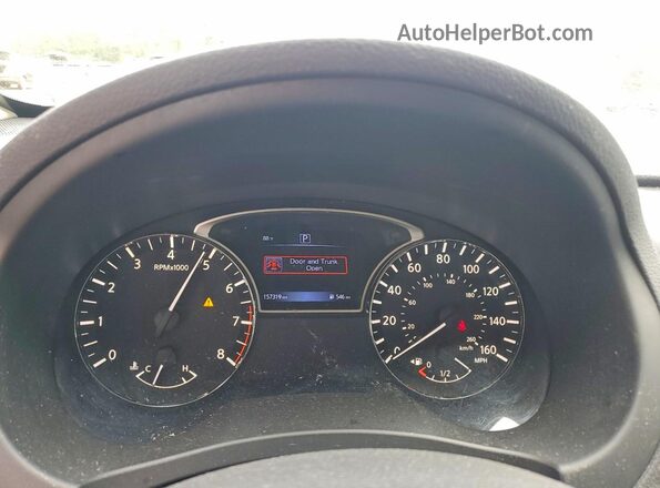 1N4AL3AP3HC250065 2017 NISSAN ALTIMA White Vista del cuadro de instrumentos