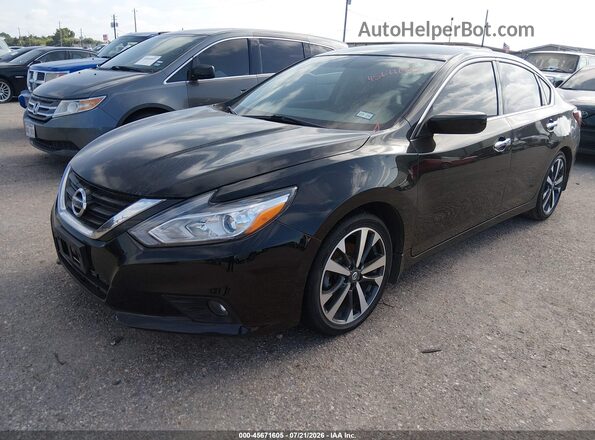 1N4AL3AP3HN342149 2017 NISSAN ALTIMA Черный Передняя левая четверть