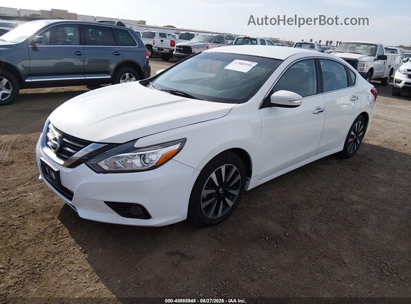 1N4AL3AP3JC157715 2018 NISSAN ALTIMA White წინა მარცხენა ხედი სამი მეოთხედიდან