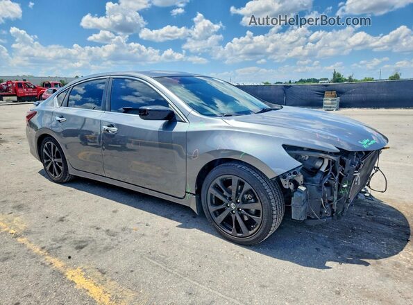 1N4AL3AP3JC478329 2018 NISSAN ALTIMA Gray Передня права чверть