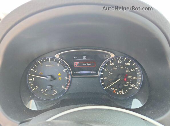 1N4AL3AP4GC174032 2016 NISSAN ALTIMA White ხელსაწყოთა პანელის ხედი