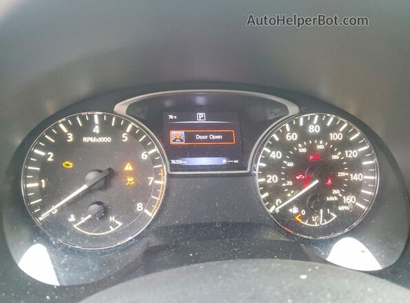 1N4AL3AP4GC192112 2016 NISSAN ALTIMA Burgundy Instrument cluster view