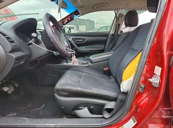 1N4AL3AP4GC230213 2016 NISSAN ALTIMA Maroon წინა სალონის ხედი