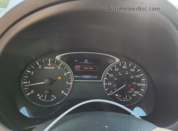 1N4AL3AP4GC253832 2016 NISSAN ALTIMA Silver Вид щитка приладів